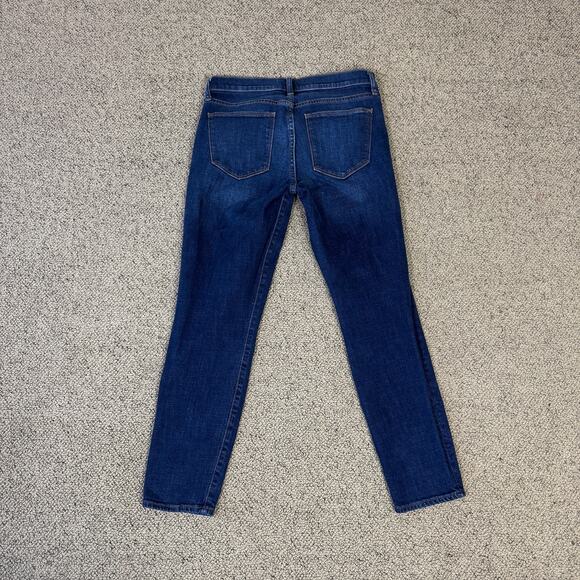 Gap 1969 Mid Rise True Skinny Denim Blue Jeans US Women's 27 - Picture 3 of 8